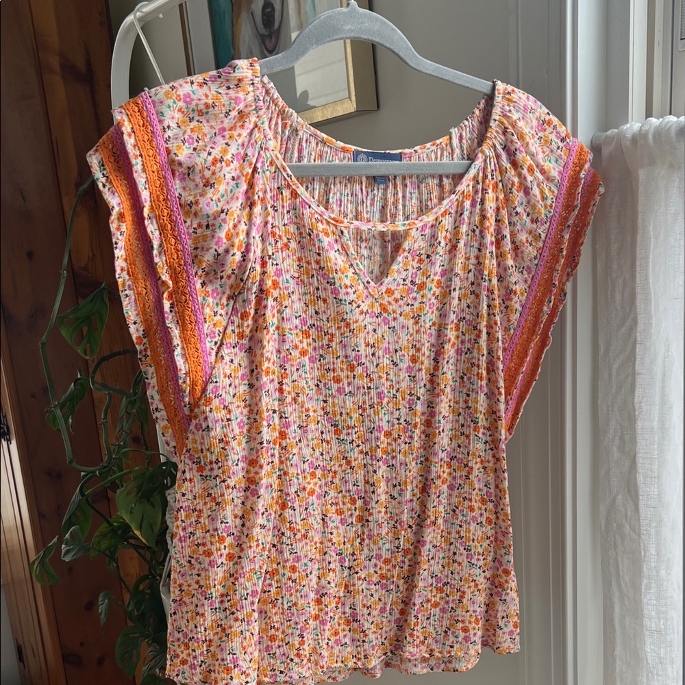 Democracy Floral Boho Top